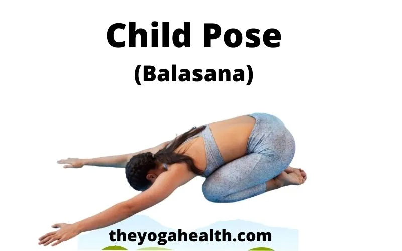 Child pose in yoga
